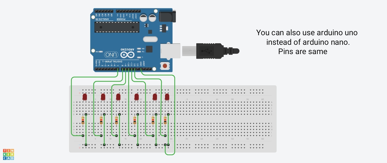LED Chaser Circuit Diagram